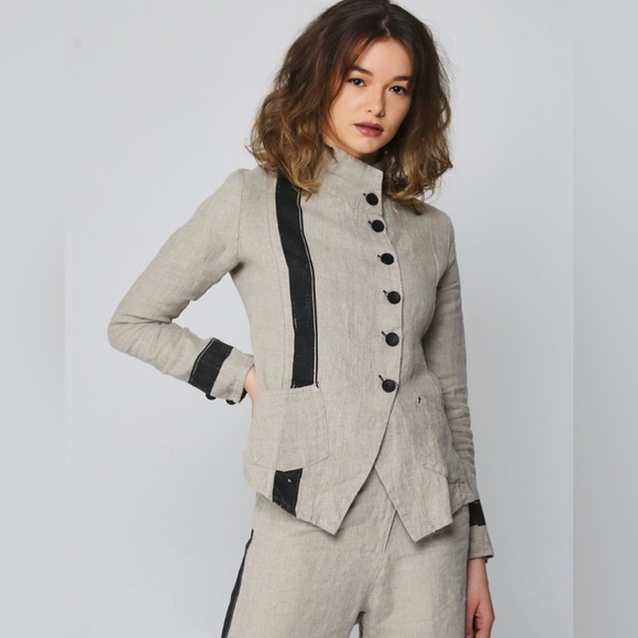 Lurdes Bergada Black Women's Button-Up Blazer - Picture 16 of 16